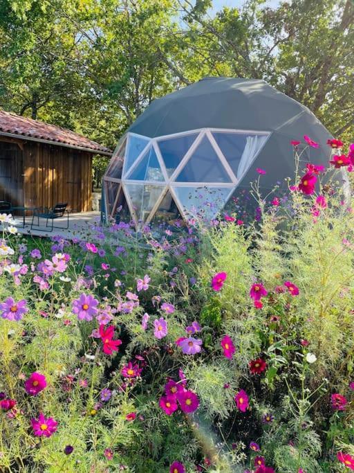 Dome Insolite Cedre Jacuzzi Et Petits Dejeuners Inclus Lagraulet-du-Gers Luaran gambar